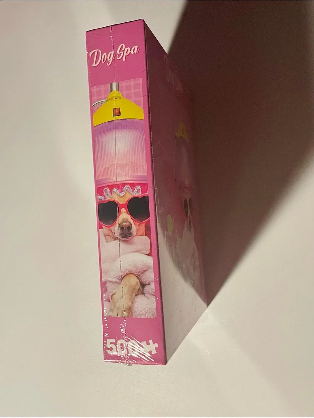 Aquarius Dog Spa 500 Piece Jigsaw Puzzle Chihuahua Pink Funny Cute NEW Sealed